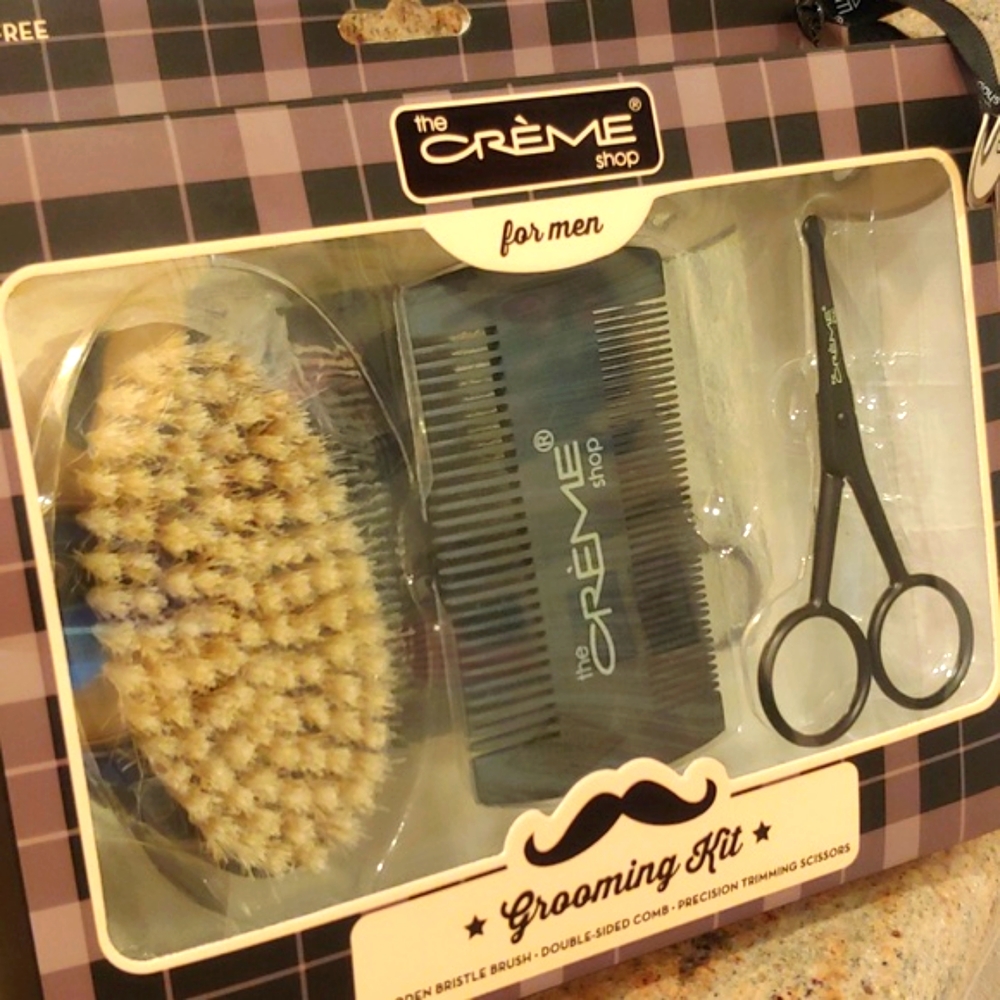 🐶Men's Beard Grooming by the Crème Shop-Vegan. New in Box.